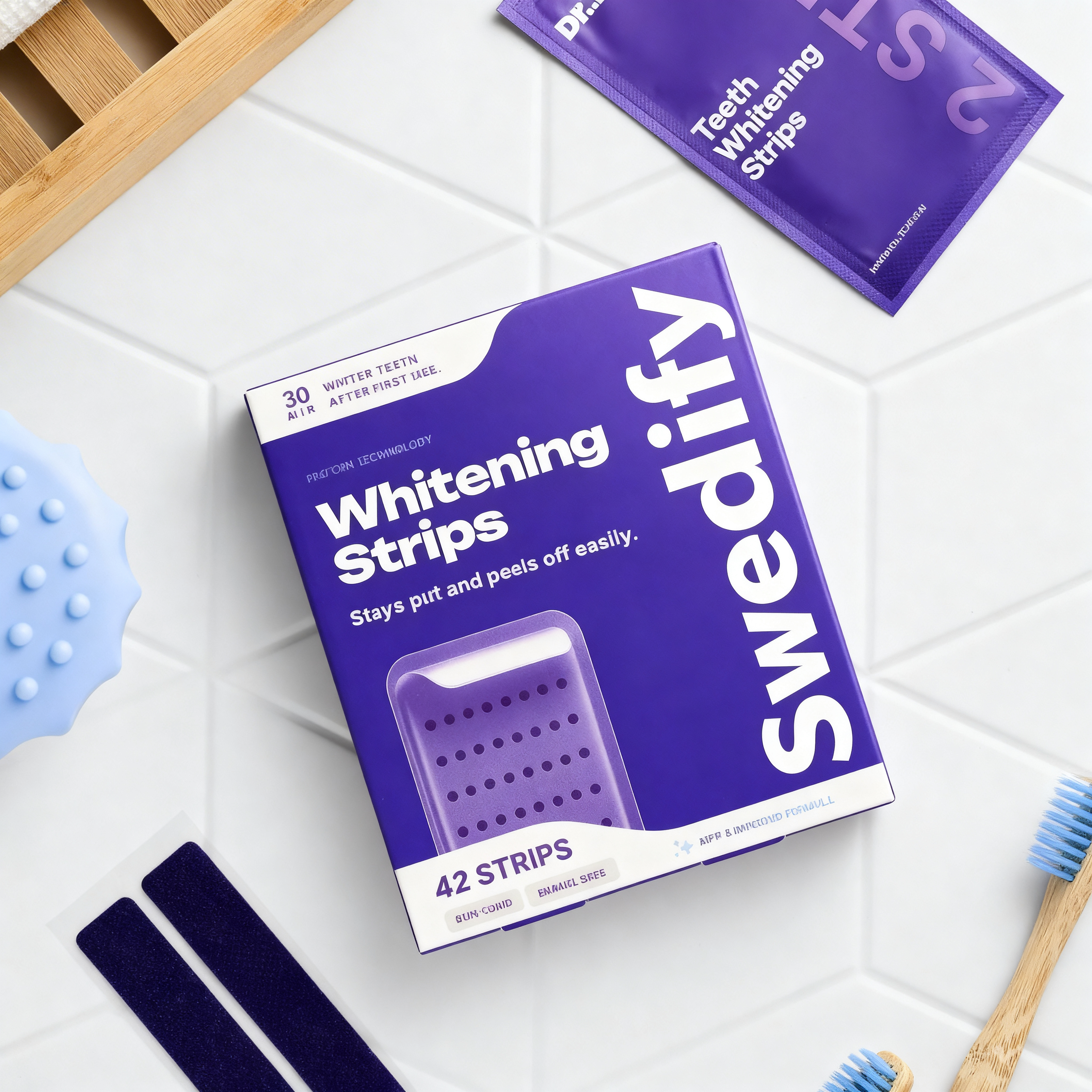 Swedify Purple Whitening Strips